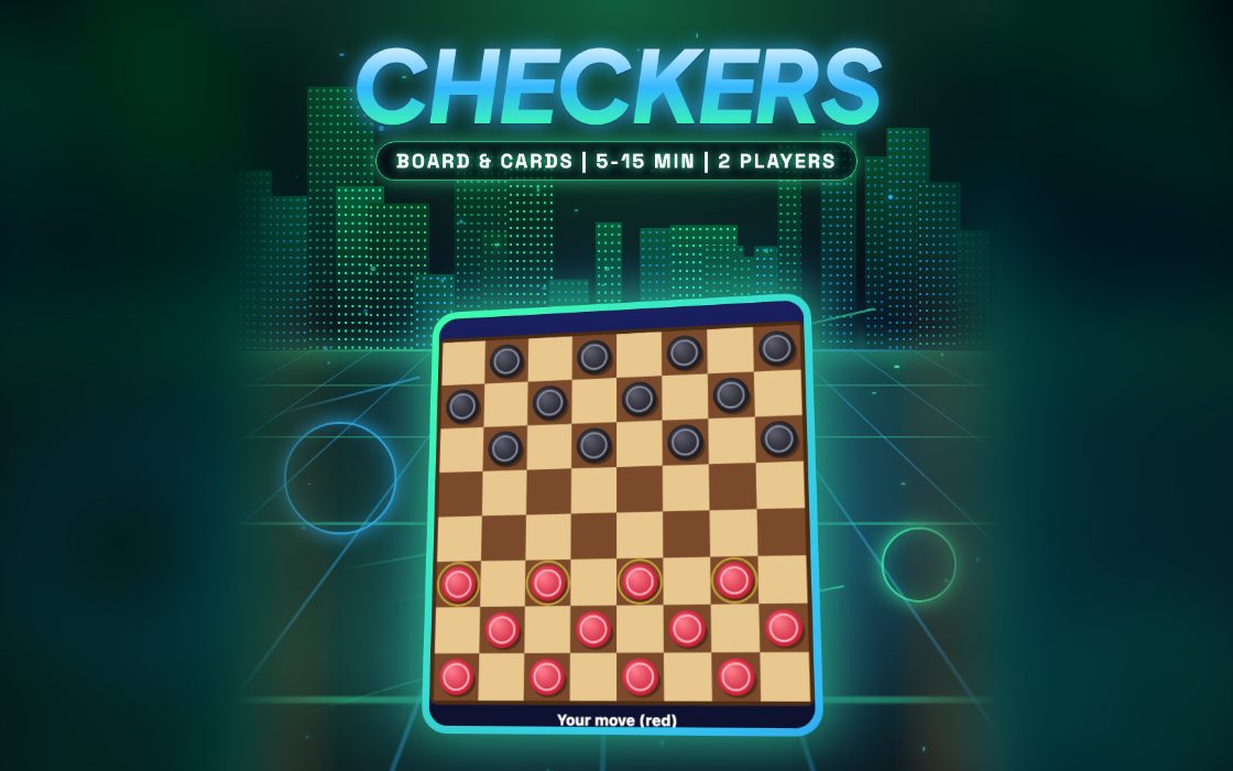 Checkers gameplay