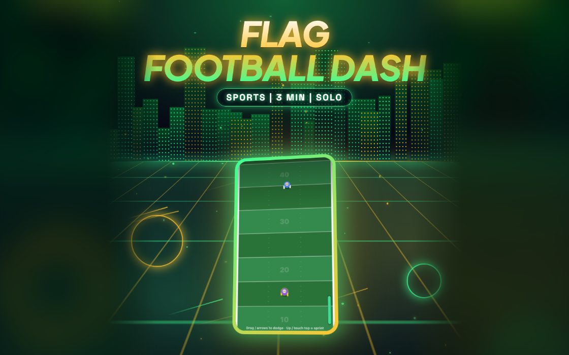 Flag Football Dash gameplay
