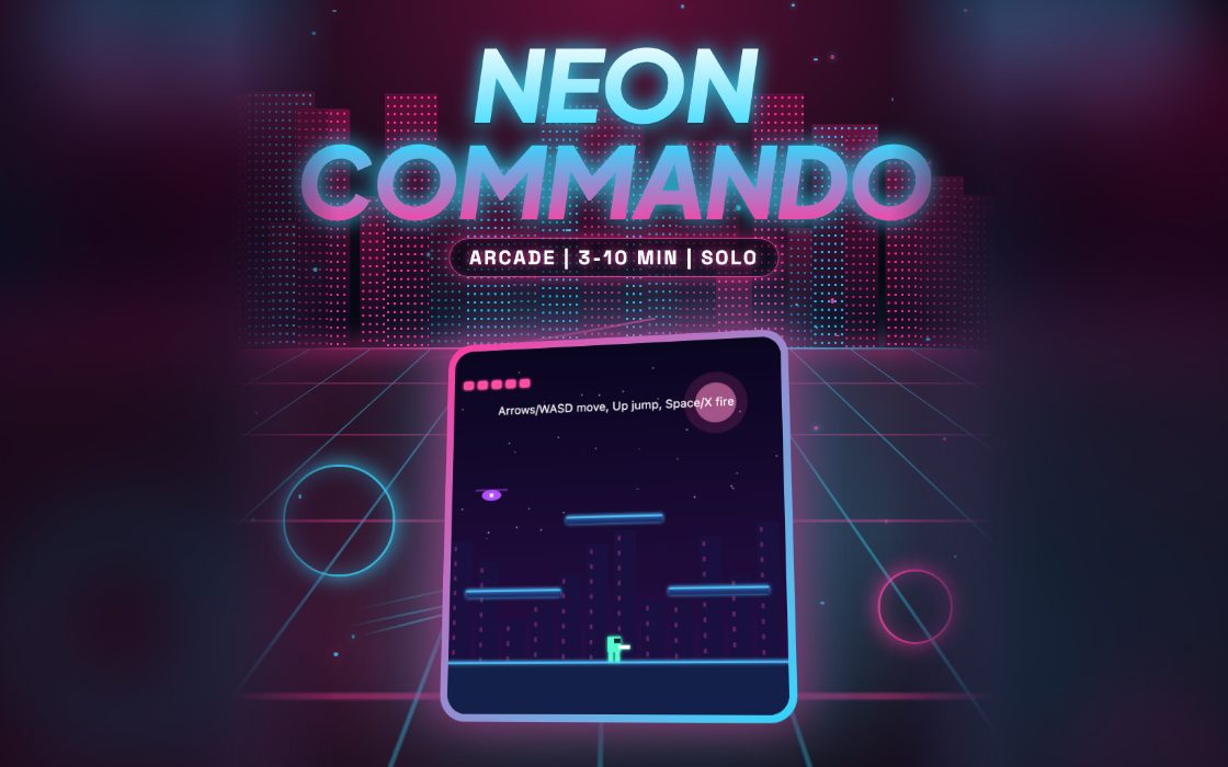 Neon Commando gameplay