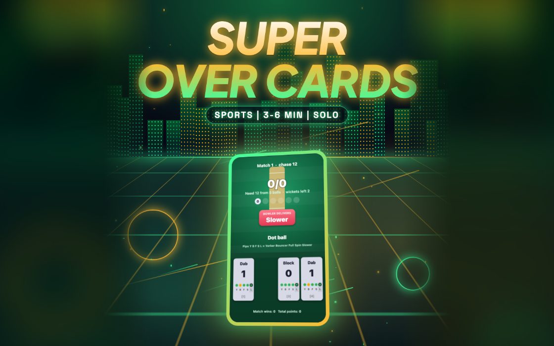 Super Over Cards gameplay